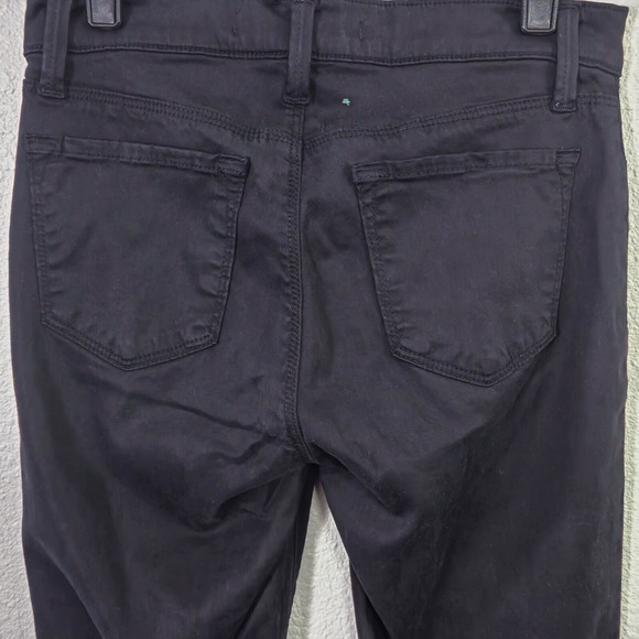 J Brand Women’s Jeans Super Skinny Size 26 Black Coated Mid-Rise Stretch Denim - Picture 6 of 10